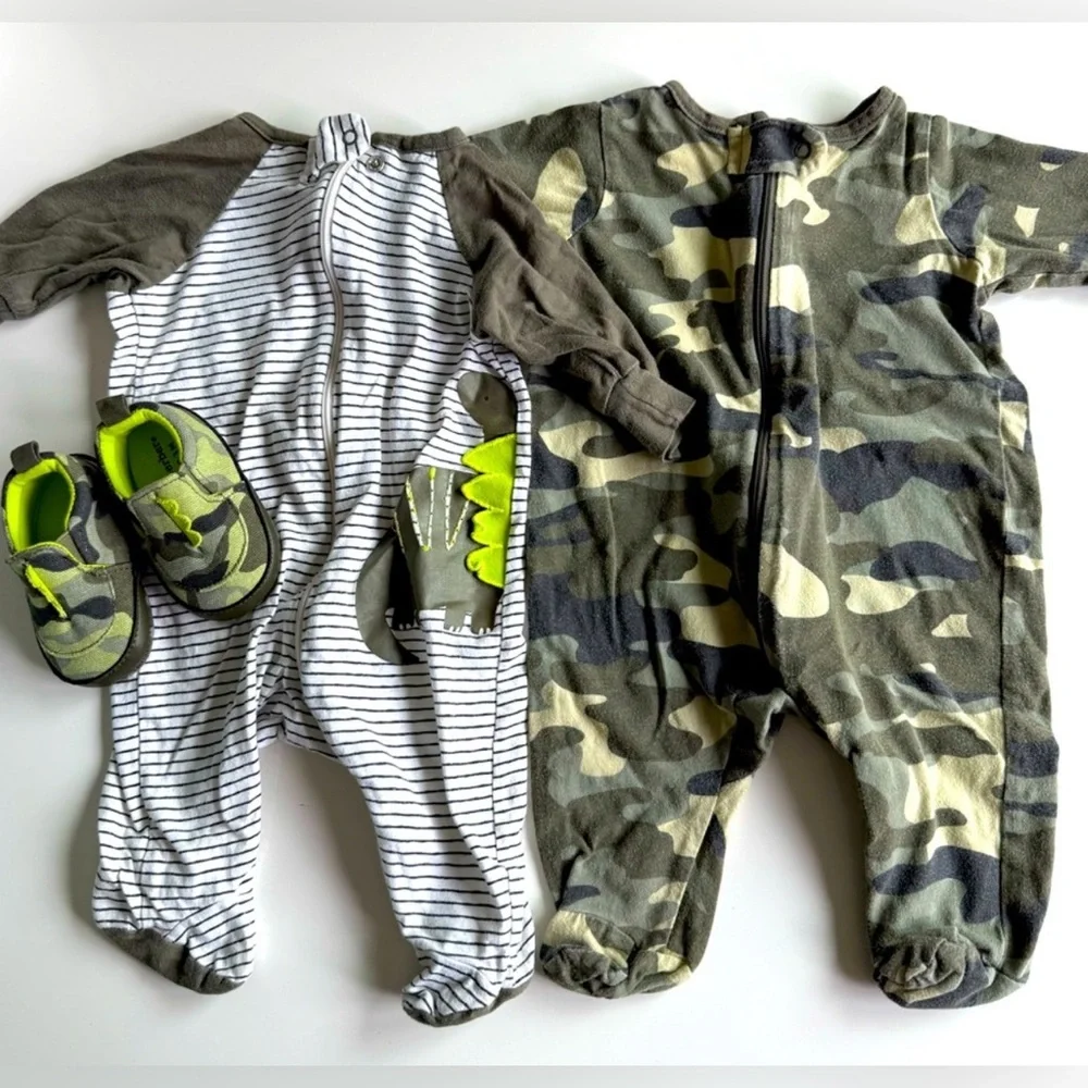 31pcs Newborn Boys Clothing & 1 Pair Shoes - Picture 8 of 15